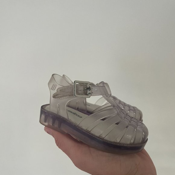 Mini Melissa Jelly Possession Clear Size 5 - Picture 1 of 4